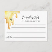 CALLAハニービー子育てヒントアドバイスカード エンクロージャーカード (正面)