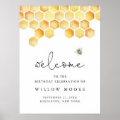 CALLAハニービー誕生日パーティーへようこそ ポスター (正面)