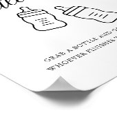 CALLAボトルベビーシャワーゲーム ポスター (角)