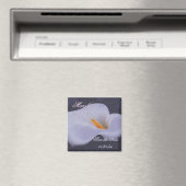 Calla エレガント Lily「Save the Date」マグネット2 マグネット (インサイチュ (食洗機))