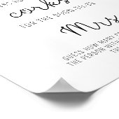 Calla -ブライダルシャワー数の推測 ポスター (角)