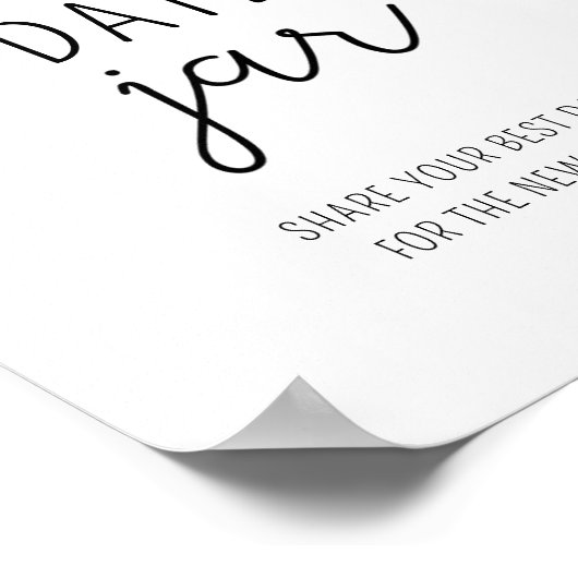 Calla – 日付の夜のアイディア。日付jarブライダルゲーム ポスター (角)