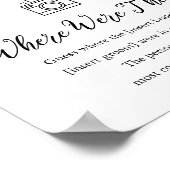 CALLA Bee彼らがブライダルシャワーゲームのサイン ポスター (角)