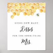 CALLA Bee推測キスブライダルシャワーゲーム ポスター (正面)