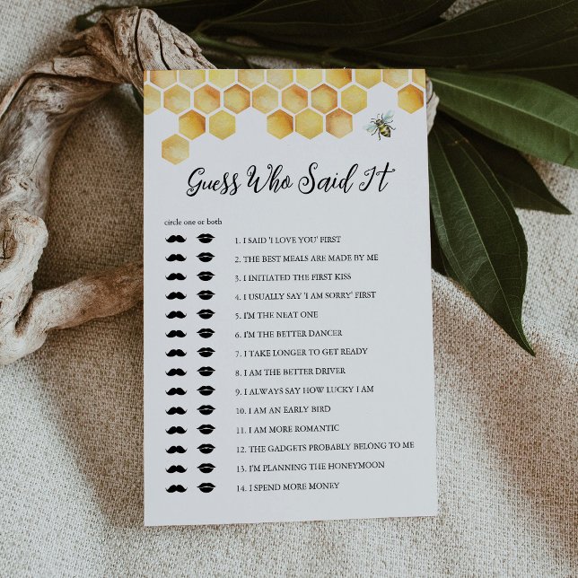 CALLA Bee推測誰がItを言ったかブライダルシャワーゲーム (クリエイターアップロード済み)