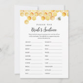 CALLA BEE花嫁のフレーズブライダルゲームを終了 招待状 (正面)