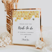 CALLA Bee Address the Envelope Sign ポスター