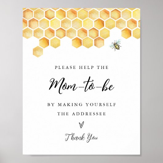 CALLA Bee Address the Envelope Sign ポスター (正面)