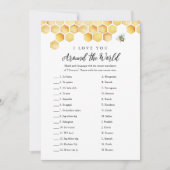 CALLA Bee I Love You Around The Worldブライダル 招待状 (正面)