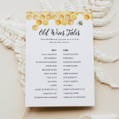 CALLA Bee Old Wids Tales赤ちゃんシャワーゲームカード 招待状