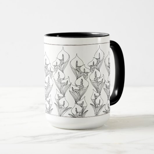 Calla~BlackLine~マグカップ マグカップ (正面右)