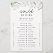 Calla flower – 彼女はむしろブライダルシャワーゲーム (正面)