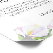 Calla flowers – ゲームのポスターにリングを付ける ポスター (角)