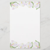 Calla flowers -ブライダルシャワービンゴゲーム (裏面)