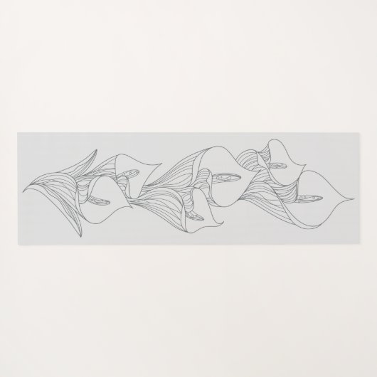 Calla～GrayLine～ ヨガマット (裏面(横))