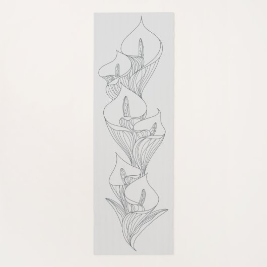 Calla～GrayLine～ ヨガマット (裏面)