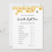 CALLA Guess the Priceブライダルシャワーゲーム 招待状 (正面)