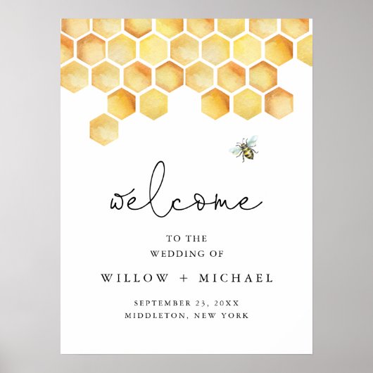 CALLA Honey Bee 結婚's Welcome ポスター (正面)