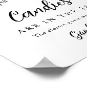 CALLA How Many Candies in Jar Baby Shower Game ポスター (角)