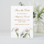 Calla Lilies Wedding Save The Date セーブザデート (スタンド正面)