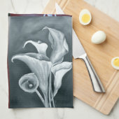Calla Lillies キッチンタオル (四つ折り)