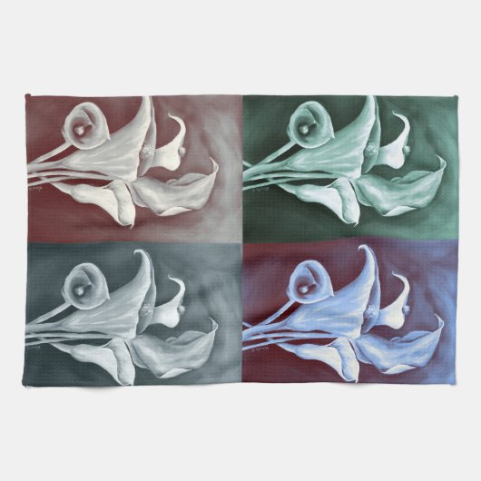 Calla Lillies キッチンタオル (横)