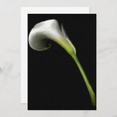 Calla Lilly招待状(独自の文字を追加) 招待状 (正面/裏面)