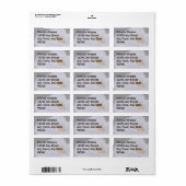 Calla Lily宛名ラベル ラベル (フルシート)