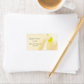 Calla Lily'結婚s Thank You Label ラベル (インサイチュ)