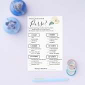 Calla Lily財布の中に何があるかシャワーゲームカード チラシ (シングル)