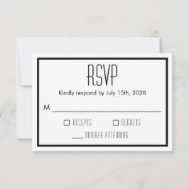 Calla Lily モダンフローラRSVP 出欠カード