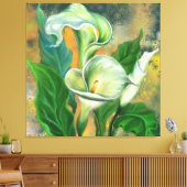 Calla Lily Canvas Print キャンバスプリント (インサイチュ (リビング))