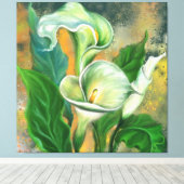 Calla Lily Canvas Print キャンバスプリント (インサイチュ (ウッドフロア))