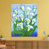 Calla Lily Dreaming Canvas Print by Lisa Lorenz キャンバスプリント (インサイチュ (リビング))