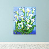 Calla Lily Dreaming Canvas Print by Lisa Lorenz キャンバスプリント (インサイチュ (ウッドフロア))