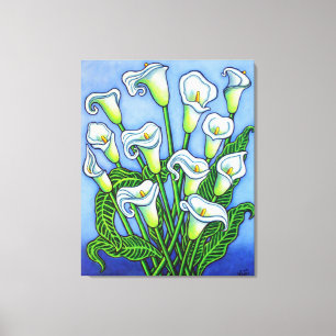 Calla Lily Dreaming Canvas Print by Lisa Lorenz キャンバスプリント