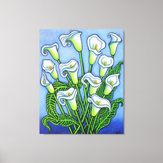 Calla Lily Dreaming Canvas Print by Lisa Lorenz キャンバスプリント (正面)