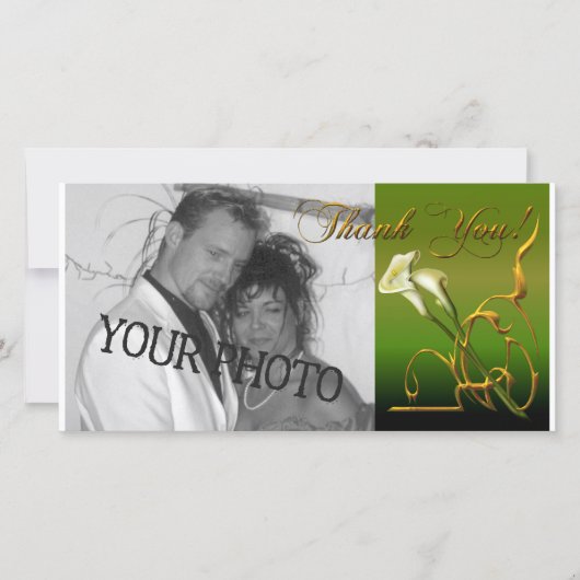 Calla Thank You サンキューカード (正面)