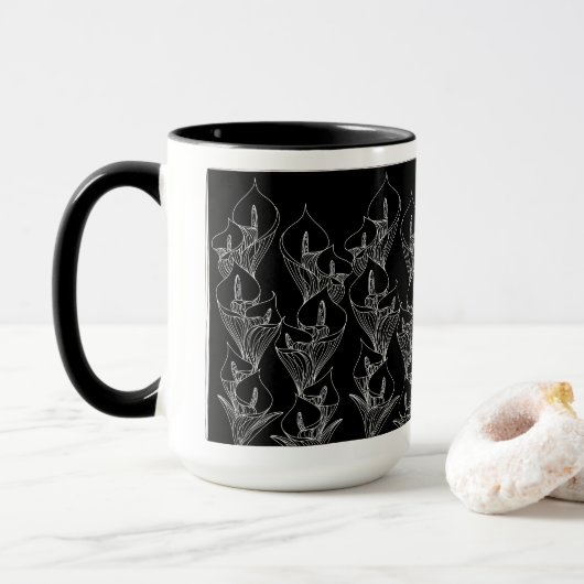 Calla〜WhiteLine〜マグカップ マグカップ (ドーナツ付き)