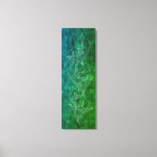 Calla〜WhiteLine〜 張りキャンバスプリント キャンバスプリント (正面)