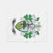 Callaghanの紋章付き外衣 フリースブランケット (正面(横))