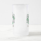 CALLAHANの家紋- CALLAHANの紋章付き外衣 フロストグラスビールジョッキ (中央)