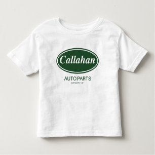 Callahanの自動車部品 トドラーTシャツ