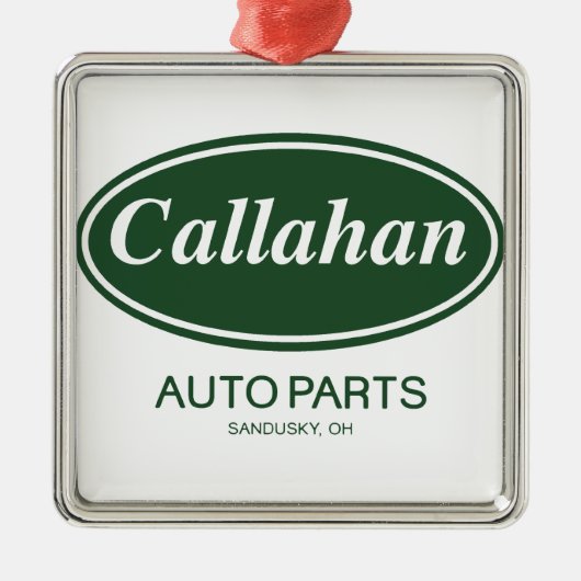 Callahanの自動車部品 メタルオーナメント (正面)