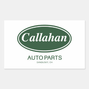 Callahanの自動車部品 長方形シール