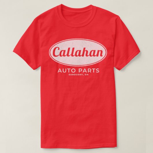 Callahan自動パーツヴィンテージ Tシャツ (デザイン正面)