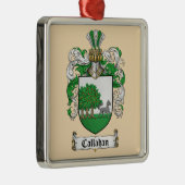 Callahan Coat of Arms Metal Ornament メタルオーナメント (右)