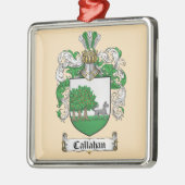 Callahan Coat of Arms Metal Ornament メタルオーナメント (左)
