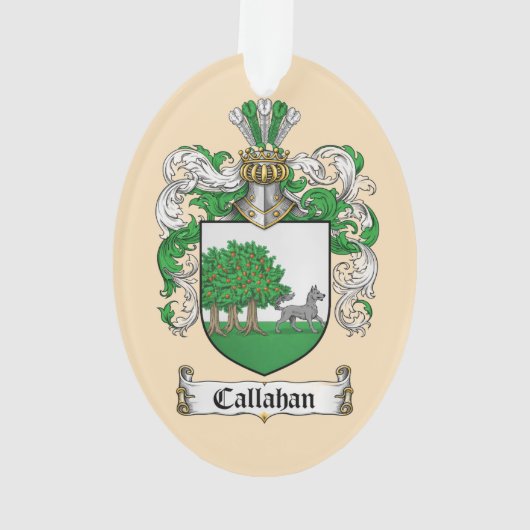 Callahan Coat of Arms Ornament オーナメント (裏面)