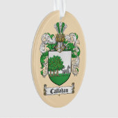 Callahan Coat of Arms Ornament オーナメント (正面)
